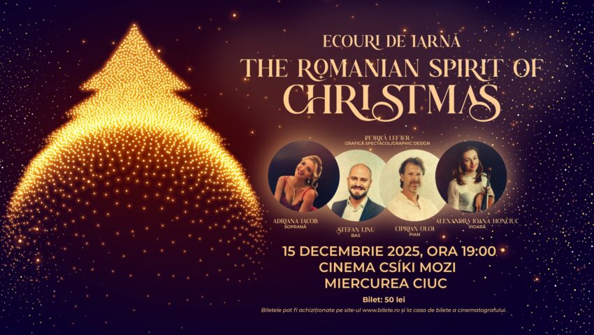 Spectacolul ”Ecouri de Iarnă – The Romanian Spirit of Christmas”