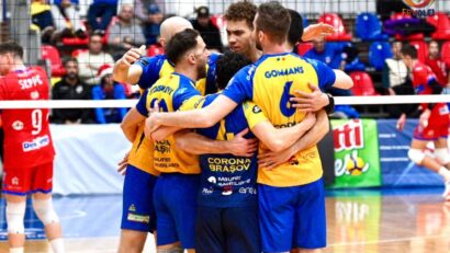 Corona Brașov, învinsă de Steaua la volei masculin