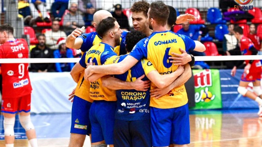 Corona Brașov, învinsă de Steaua la volei masculin