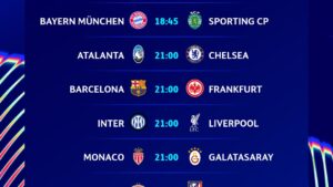 Seară de UEFA Champions League