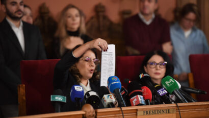 Conferinţă de presă la Curtea de Apel Bucureşti, în urma acuzaţiilor din documentarul Recorder
