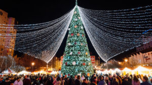 La Târgu Mureș s-a deschis aseară târgul de Crăciun