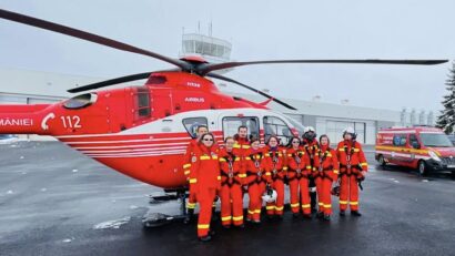 Peste 1.100 de misiuni în 3 ani de activitate a punctului aeromedical Braşov