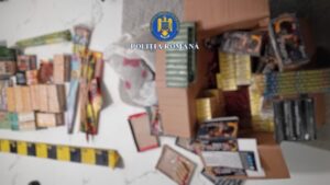 Percheziții în județele Mureș și Bistrița-Năsăud, vizând persoane fizice și juridice bănuite că ar desfășura, fără drept, operațiuni cu articole pirotehnice