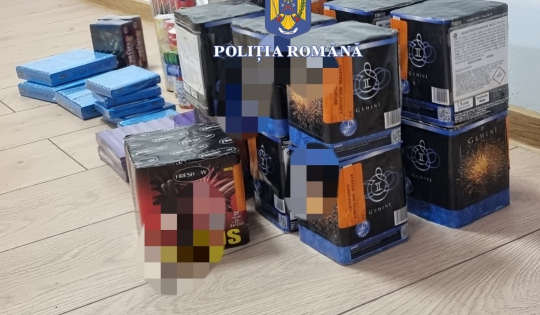 Poliţiştii harghiteni intensifică verificările privind vânzarea şi folosirea articolelor pirotehnice