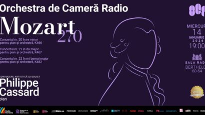 La Sala Radio noul an începe pe acordurile lui Mozart
