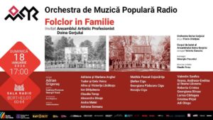 Folclor în familie – Ansamblul Doina Gorjului invitat la Sala Radio