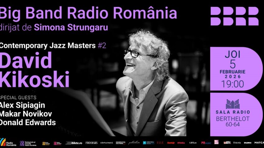 Celebrul pianist american David Kikoski se va alătura Big Band-ului Radio România