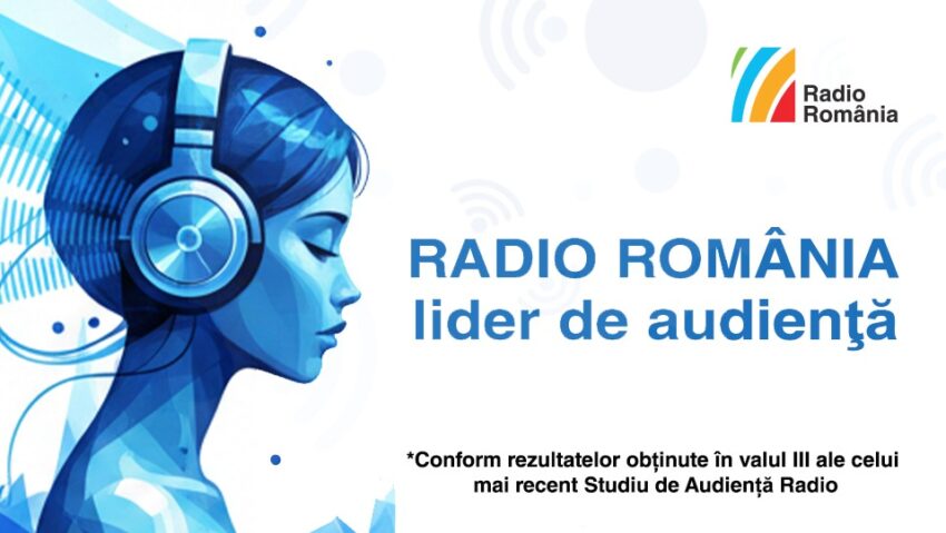 Radio România, lider de piață la nivel național. Radio România Actualități, cel mai ascultat post  în mediul urban și în București