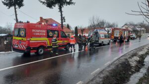 UPDATE Accident cu 3 victime la Breaza, pe DN16