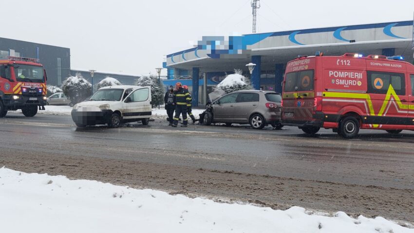 Două accidente rutiere astăzi pe DN15, în Mureș