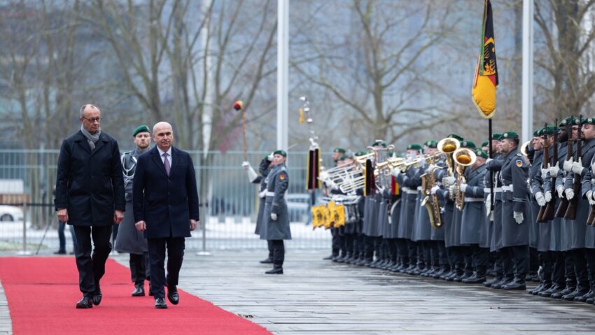 Premierul Ilie Bolojan a discutat astăzi la Berlin cu cancelarul german Friedrich Merz