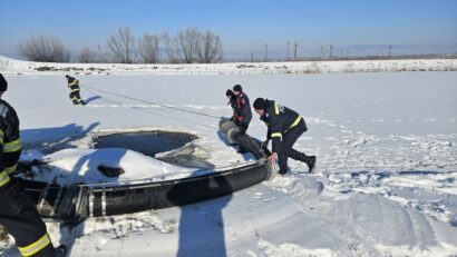 ISU Mureș, solicitat pentru intervenție în canalul Gurghiu