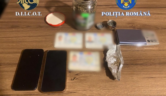 IGPR: Doi tineri, dintre care unul minor, reţinuţi pentru trafic de droguri în formă continuată