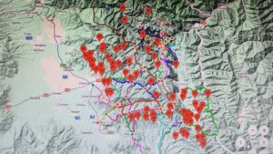 Harghita: Harta interactivă a zonei  Hăşmaşul Mare, disponibilă pentru turişti