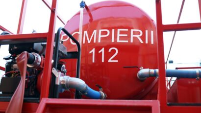 Cisternă de apă potabilă achiziționată de Primăria Tg. Mureș pentru locuitorii din Târnăveni