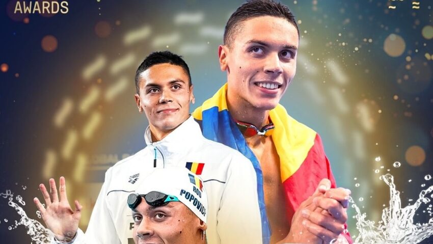 David Popovici, cel mai bun înotător din Europa în 2025