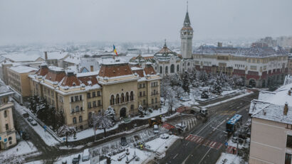 2026 a venit cu coduri de zăpadă în centrul țării