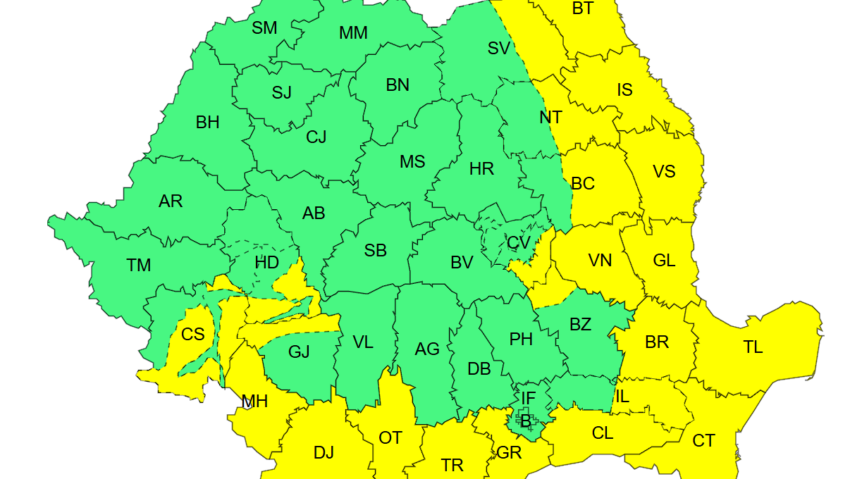 Vremea se schimbă radical