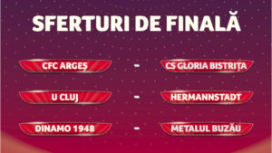 Se știu „sferturile” Cupei României la fotbal