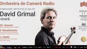 Violonistul francez David Grimal, concert special la Sala Radio