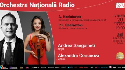 Violonista Alexandra Conunova interpretează Haciaturian la Sala Radio