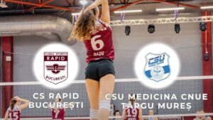 Voleibalistele mediciniste întâlnesc Rapidul