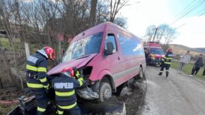 Accident rutier produs pe raza localității Valea Sânpetru