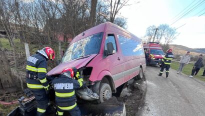 Accident rutier produs pe raza localității Valea Sânpetru