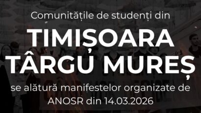 Studenții ies, din nou, în stradă