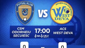 Odorhei n-a început bine play-out-ul la futsal