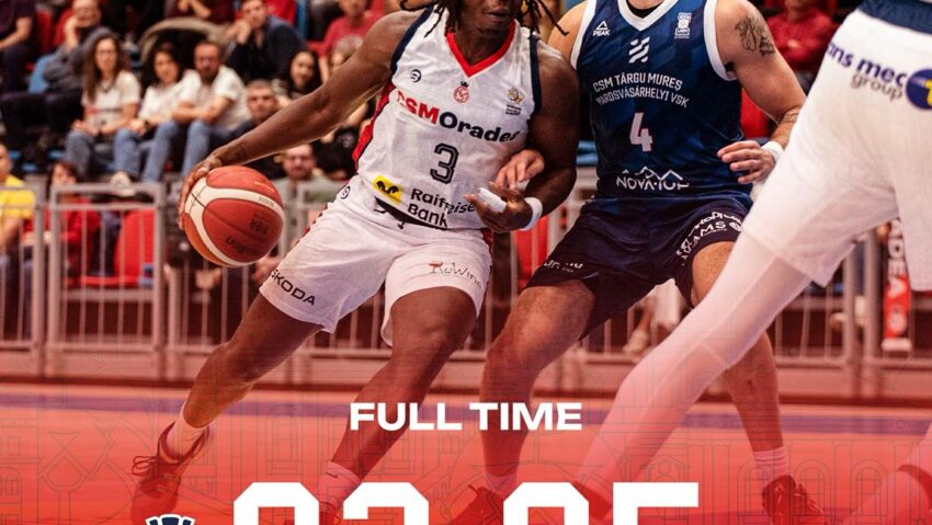 Baschetbaliștii mureșeni, eșec previzibil la Oradea