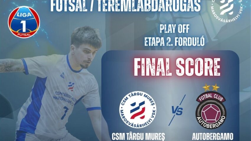 Mureșenii au surclasat pe Autobergamo, la futsal