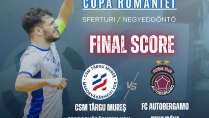 Mureșenii, în semifinalele Cupei României la futsal