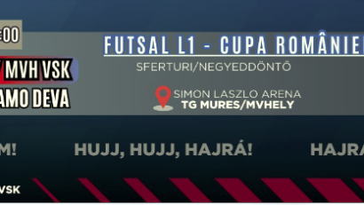Mureșenii o așteaptă pe Autobergamo, în cupă, la futsal