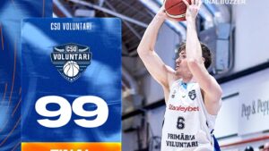 Baschetbaliștii de la CSO Voluntari, în „sferturile” ENBL