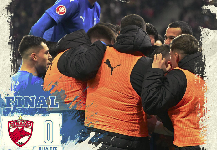 Craiova bate Dinamo și redevine lider în SuperLiga de fotbal