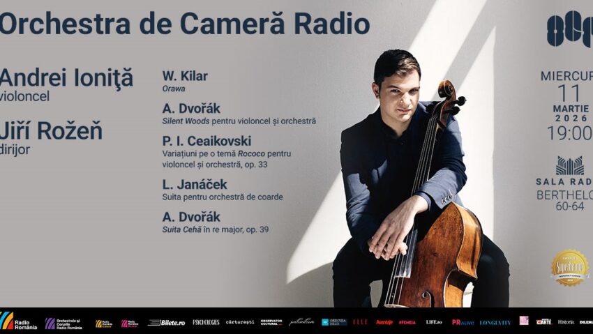 Reputatul violoncelist Andrei Ioniță revine la Sala Radio