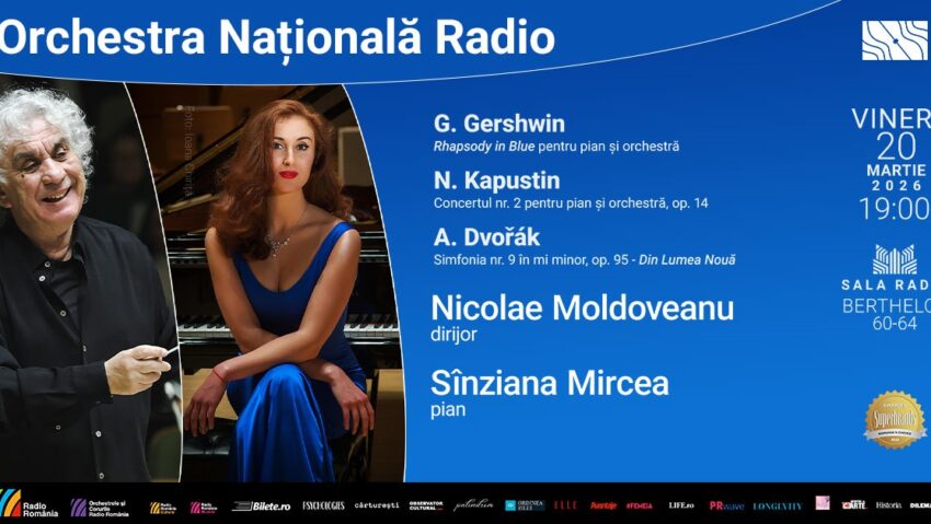 Rhapsody in Blue cu pianista Sînziana Mircea, la Sala Radio