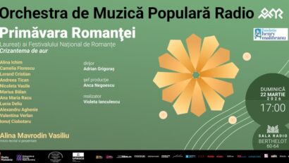 Laureaţi ai Festivalului Naţional de Romanţe Crizantema de aur, la Sala Radio
