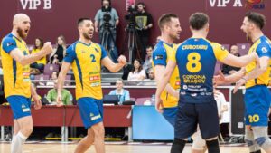 Voleibaliștii brașoveni, victorioși la Rapid