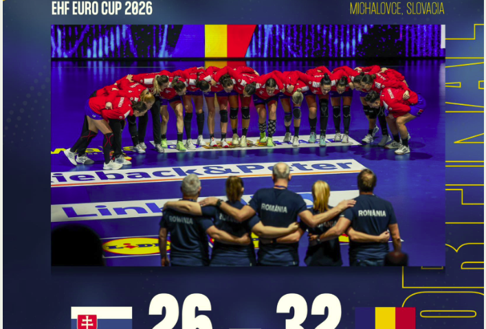 România a învins Slovacia, în deplasare, la handbal feminin