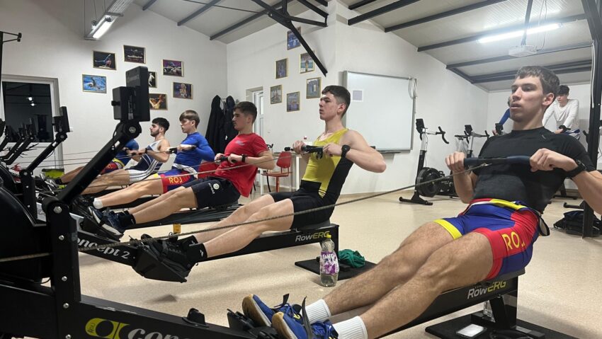 Canotorii de la CS Mureşul, la Naţionalele pe ergometru