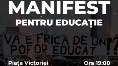 Studenţii vor protesta sâmbătă în Piaţa Victoriei din capitală