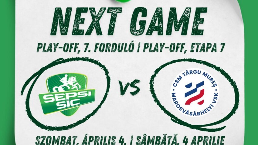 Handbalistele de la Sepsi o așteaptă pe CSM Tg.Mureș