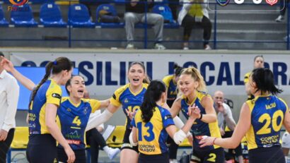 Voleibalistele din Voluntari, favorite la titlu. Corona a pierdut bronzul