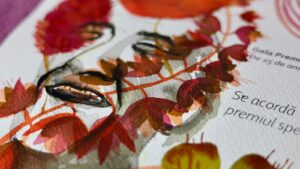 Artista vizuală Ioana Nicoară semnează diplomele Galei Premiilor RRC 2026