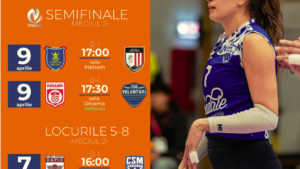 Se reiau semifinalele Diviziei A1 de volei feminin