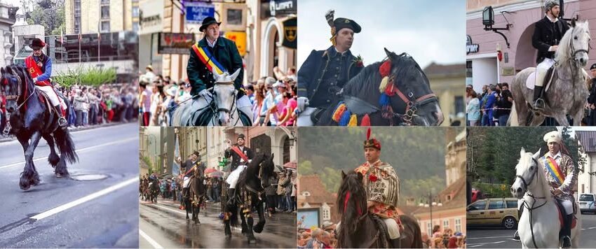 În cadrul Zilelor Brașovului, duminică vor coborî Junii în cetate, una dintre cele mai importante tradiții ale orașului