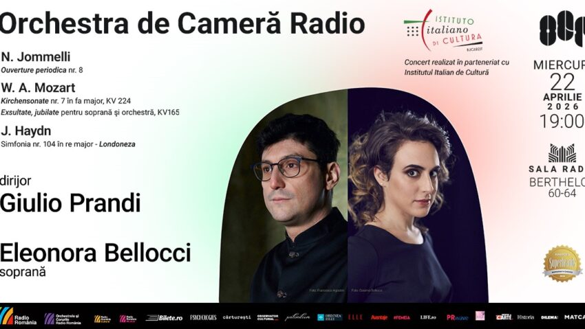 Doi invitați speciali din Italia pe scena Sălii Radio